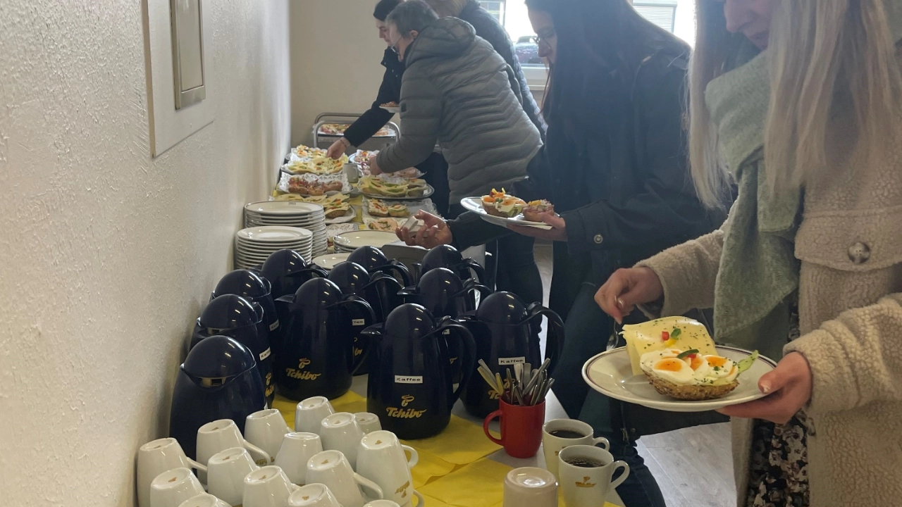 Bilder der betrieblichen Aktionen zum Weltfrauentag