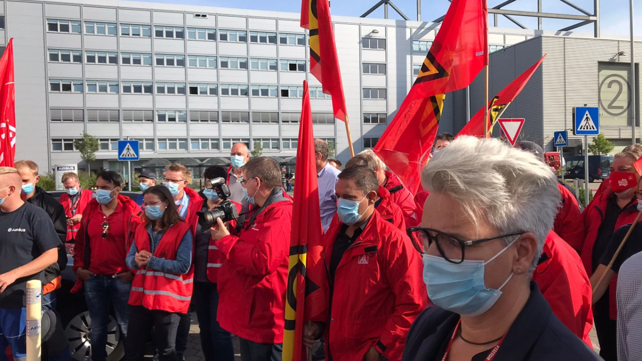 Start, Airbus, Tarifrunde 2021