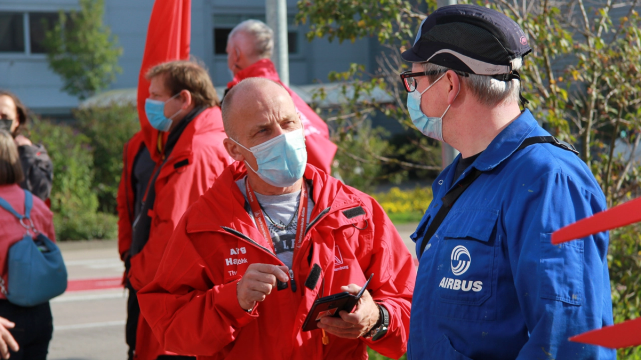 Start, Airbus, Tarifrunde 2021