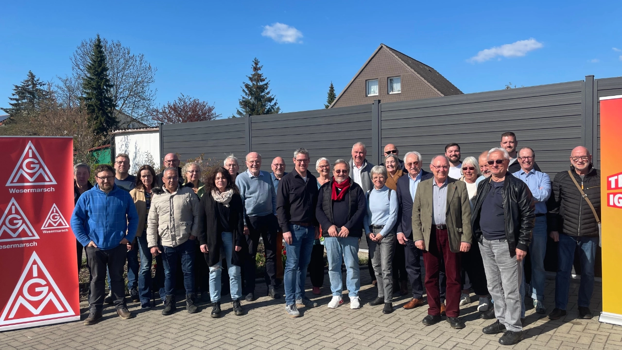 Treffen ehemaliger Bevollmächtigter und Bezirkssekretäre 2023 in der Wesermarsch