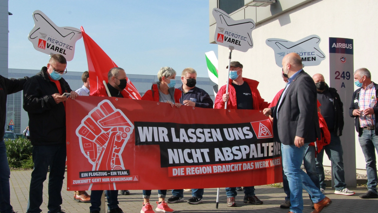 Start, Airbus, Tarifrunde 2021