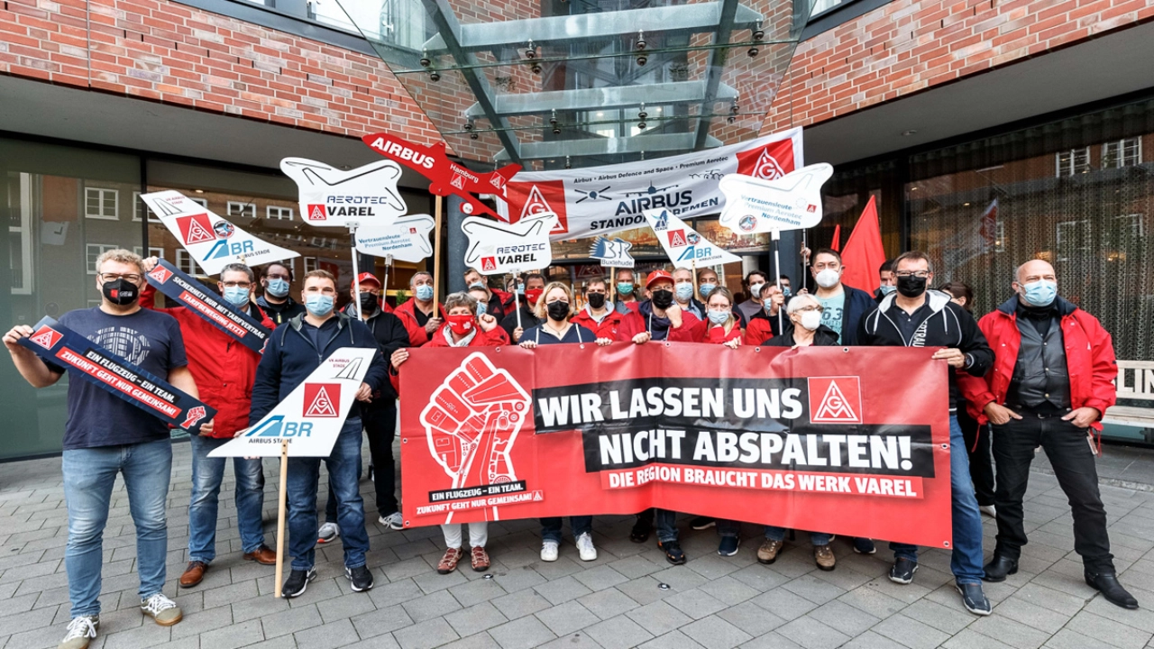 Start, Airbus, Tarifrunde 2021