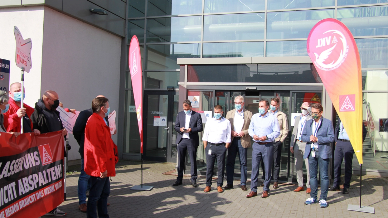 Start, Airbus, Tarifrunde 2021