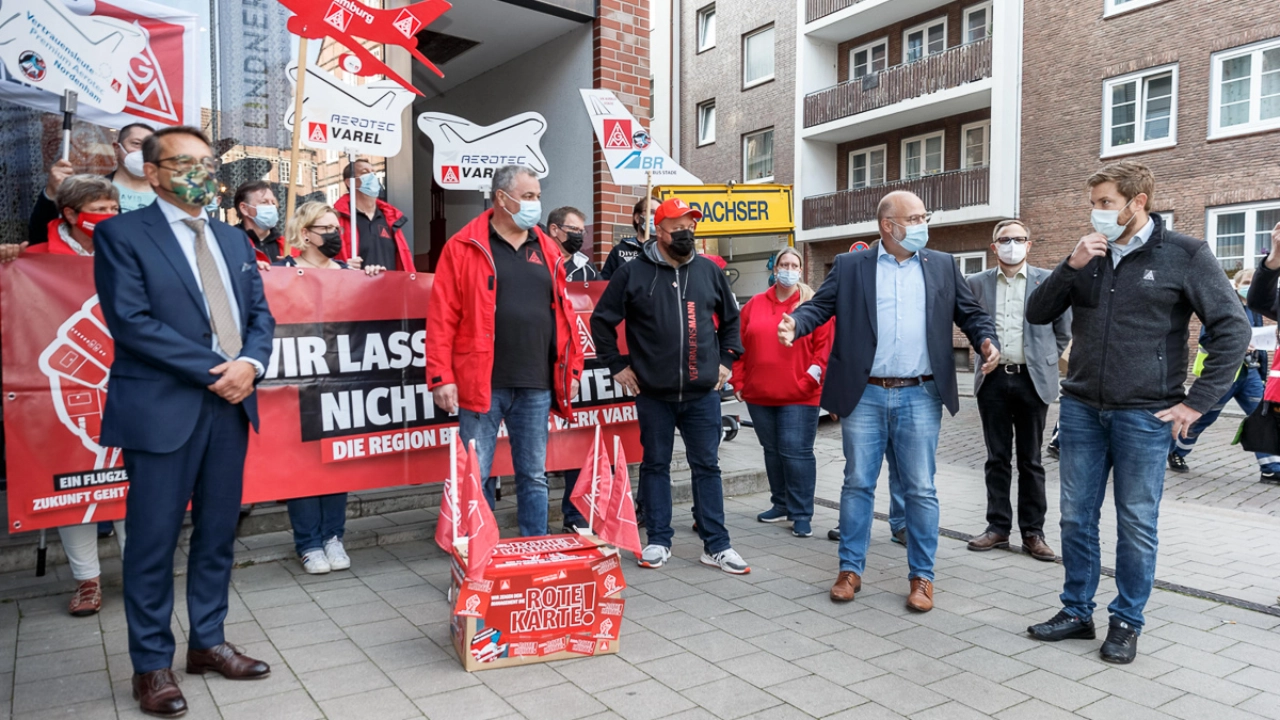 Start, Airbus, Tarifrunde 2021