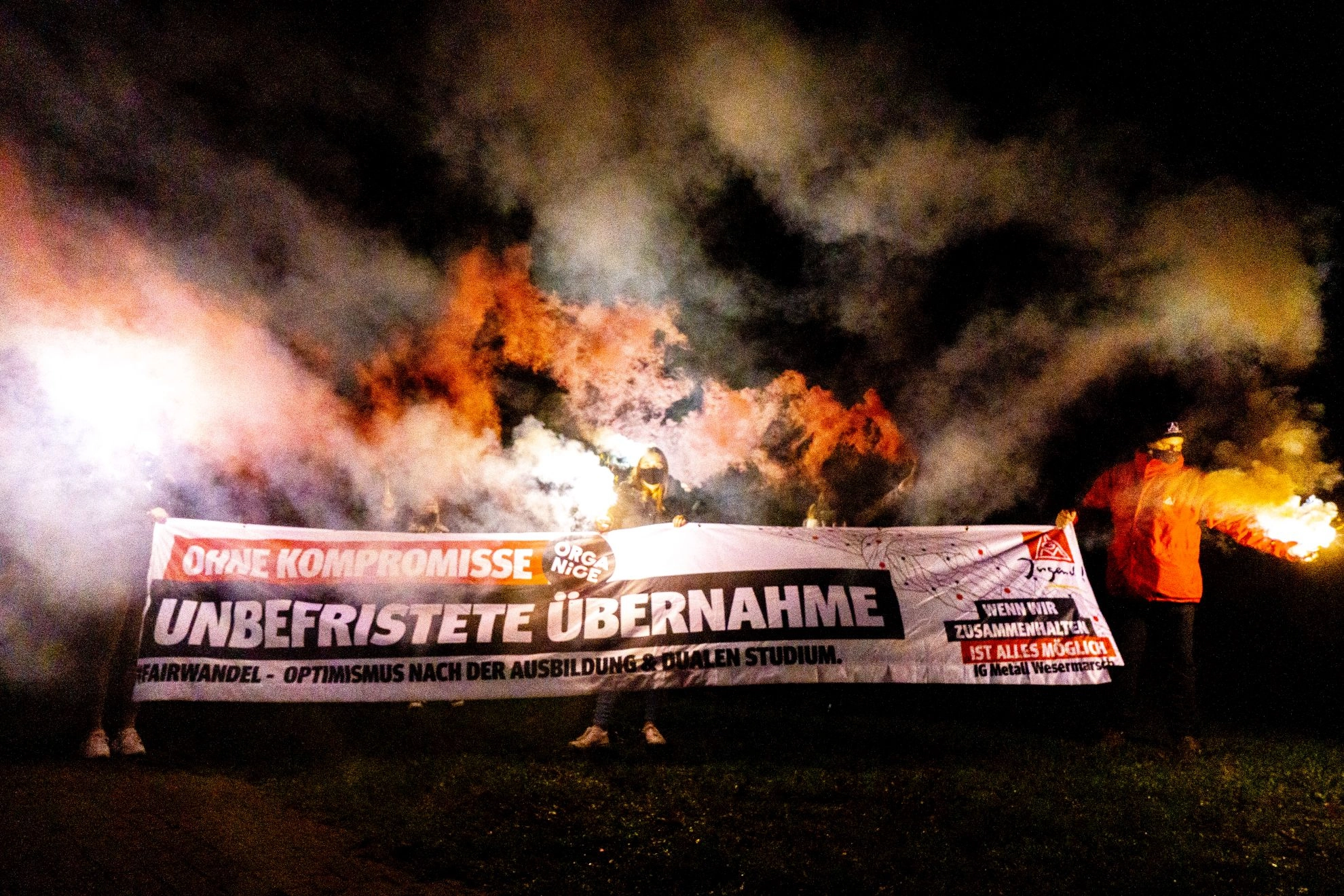 Jugendaktion zur Unbefristeten Übernahme