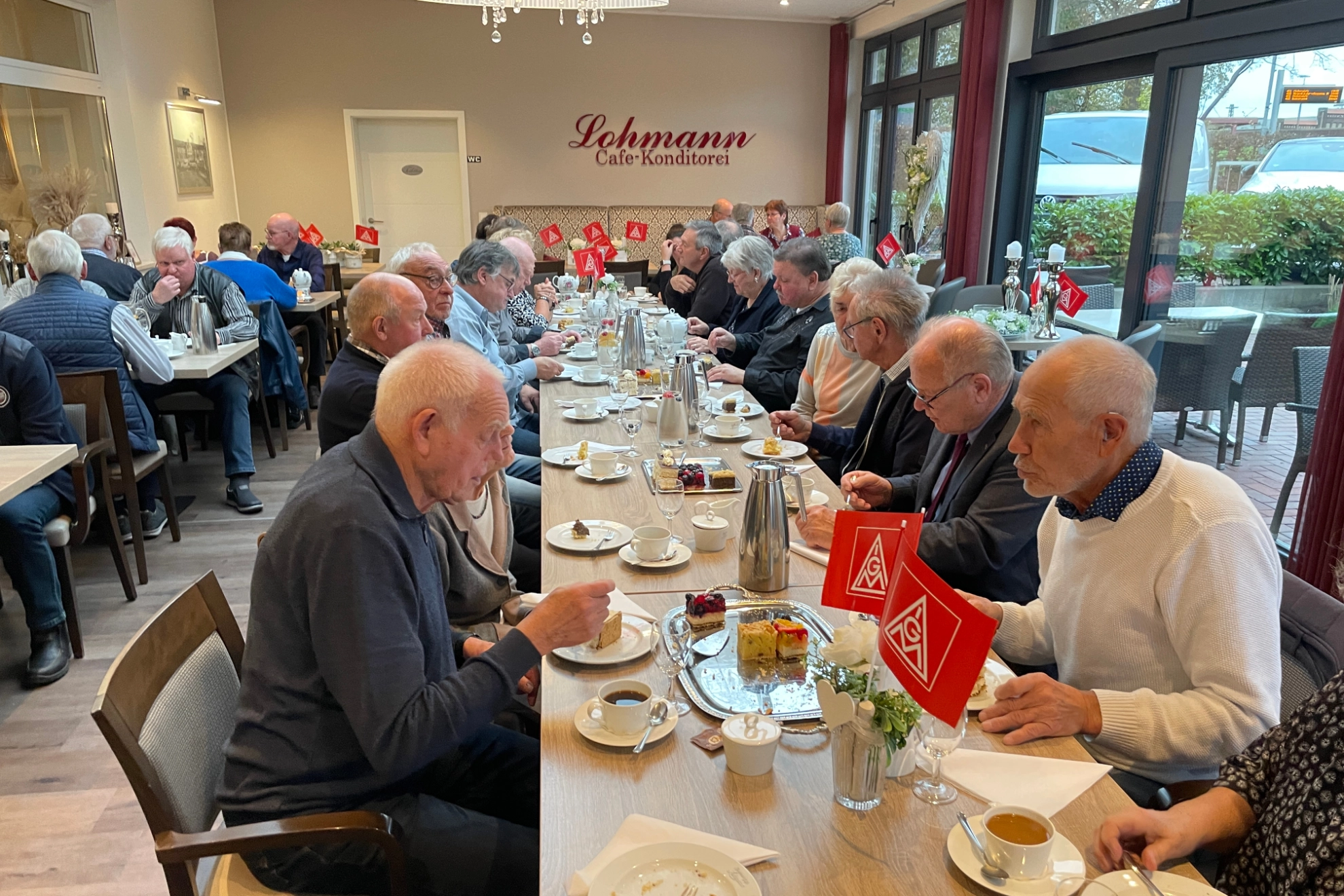 Jubilarfeier der Kolleginnen und kollegen mit 50, 60, 65 und 70 Jahre Mitgliedschaft in der IG Metall.