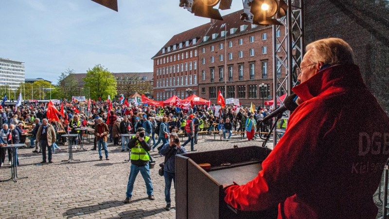 1. Mai Kundgebung Kiel 