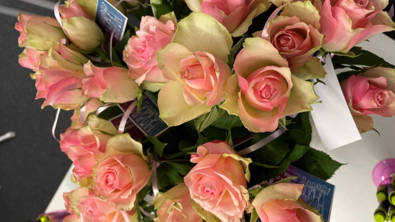 Bilder der betrieblichen Aktionen zum Weltfrauentag