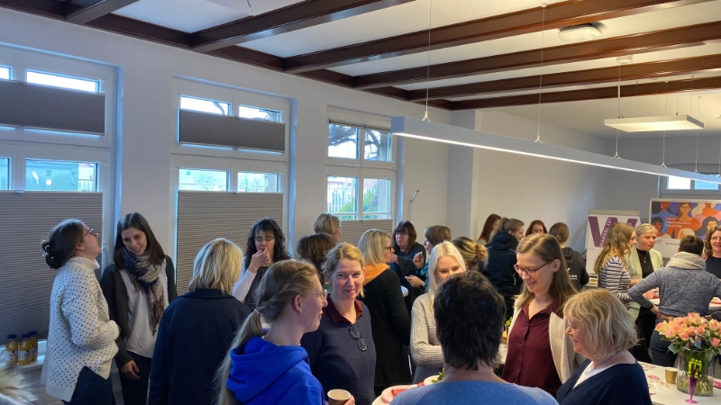 Bilder der betrieblichen Aktionen zum Weltfrauentag