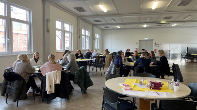 Bilder der betrieblichen Aktionen zum Weltfrauentag