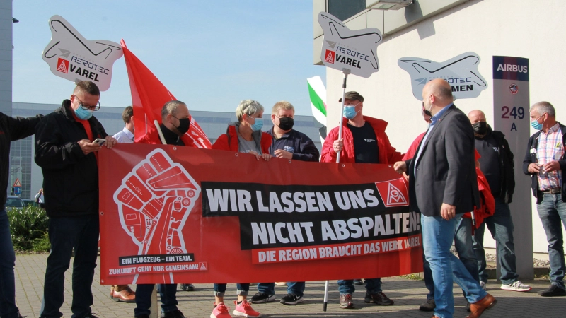 Start, Airbus, Tarifrunde 2021