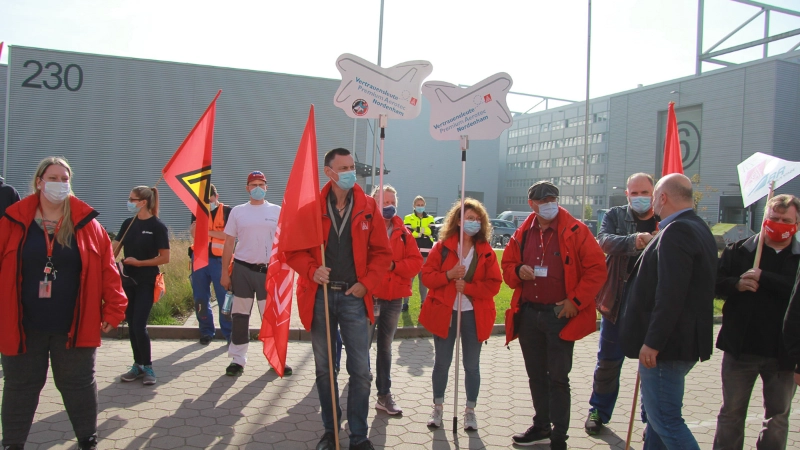 Start, Airbus, Tarifrunde 2021