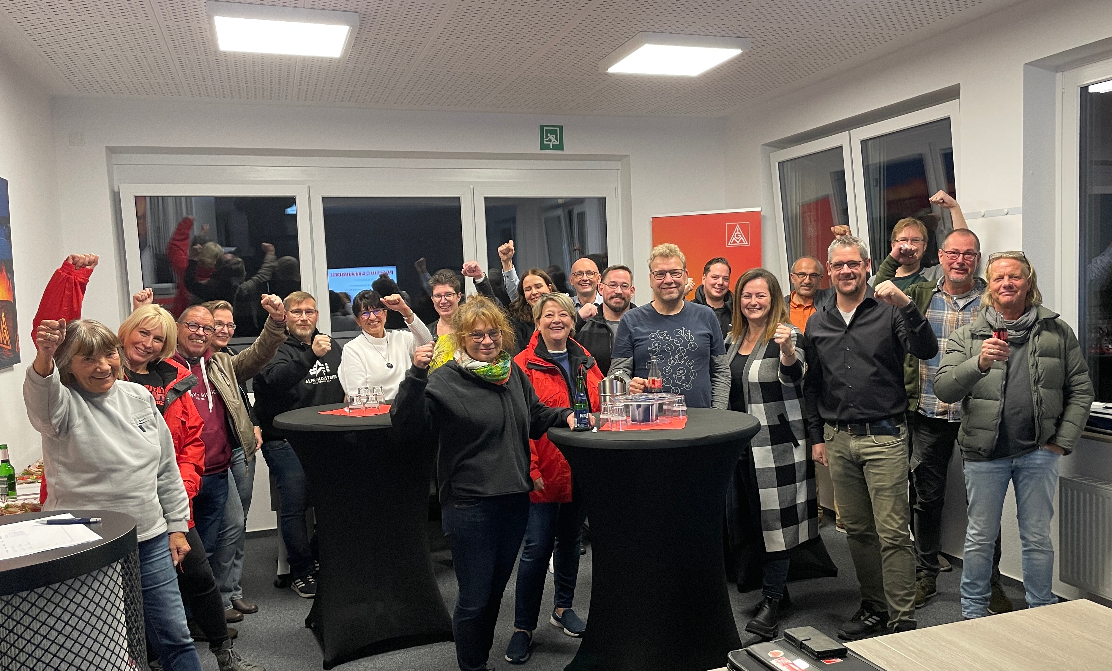 Halbzeitveranstaltung zum Weserblitz mit den Kolleginnen und Kollegen aus der Bezirksleitung